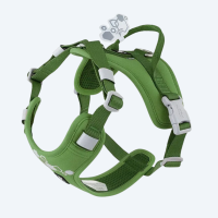 Шлейка пом'якшена для собак Hurtta Weekend Warrior Harness II ECO Зелений 75-100см