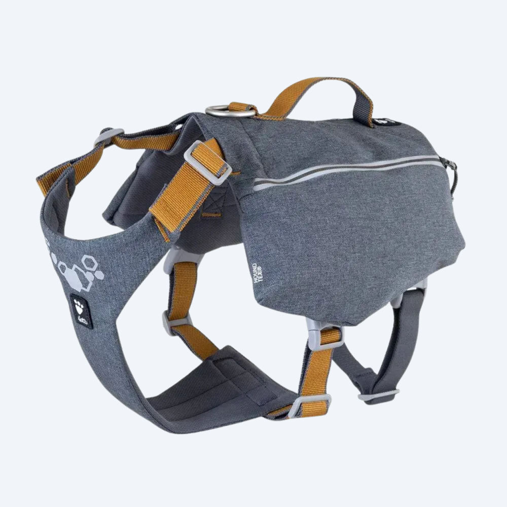 Шлейка-рюкзак для собак Hurtta Expedition Pack ECO Сірий 45-65см