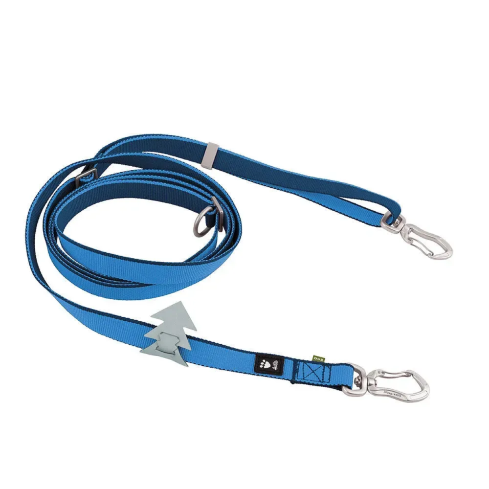 Повідець для собак Hurtta Multilong Leash II синій 100–300 см х 20 мм