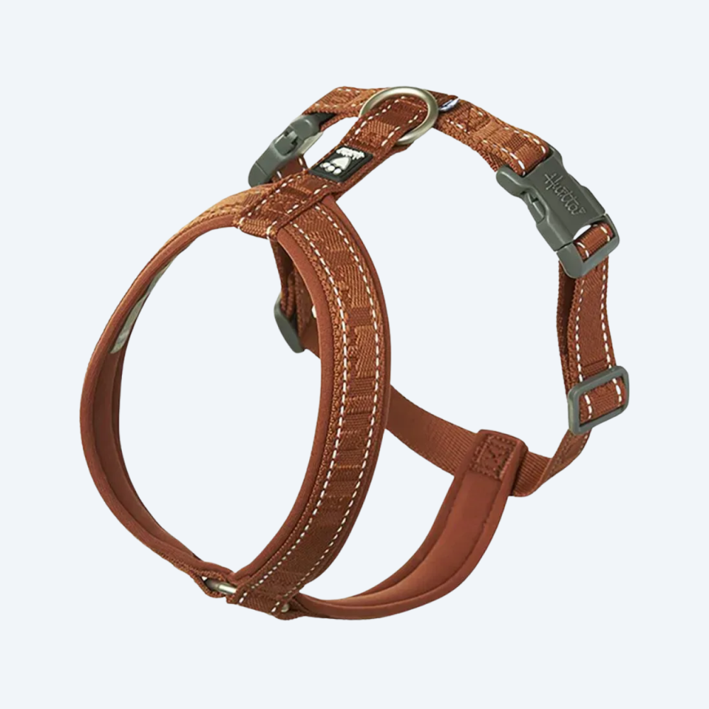 Анатомічна шлейка для собак Hurtta Casual Y-harness Коричневий 70-80см