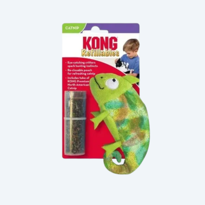 Іграшка для котів з котовником KONG Refillables Chameleon