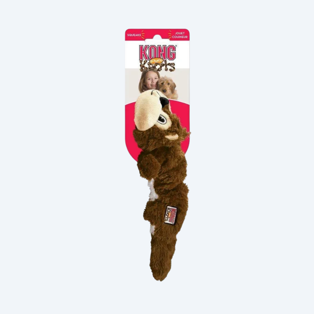 Іграшка для собак KONG Scrunch Knots Squirrel S/M