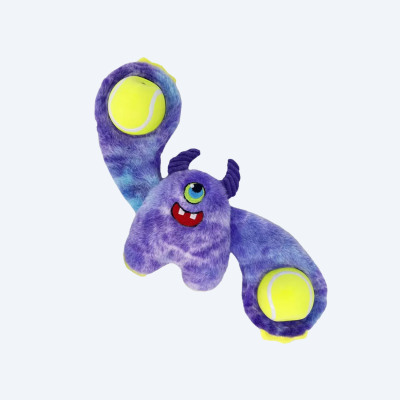 Іграшка для собак KONG Woozles Monster Фіолетовий M