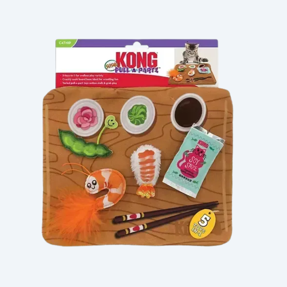 Інтерактивна іграшка для котів KONG Pull-A-Partz Sushi