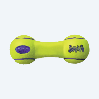 Іграшка для собак KONG AirDog Squeaker Dumbbell Жовтий S