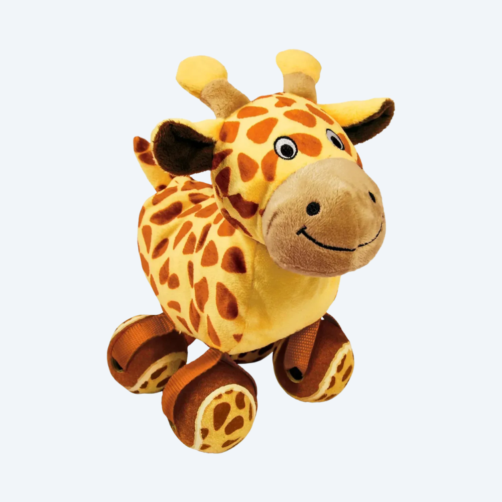 Іграшка для собак KONG Tennishoes Giraffe S