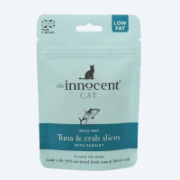 Ласощі для котів The Innocent Hound з тунцем та крабом, 70 г.