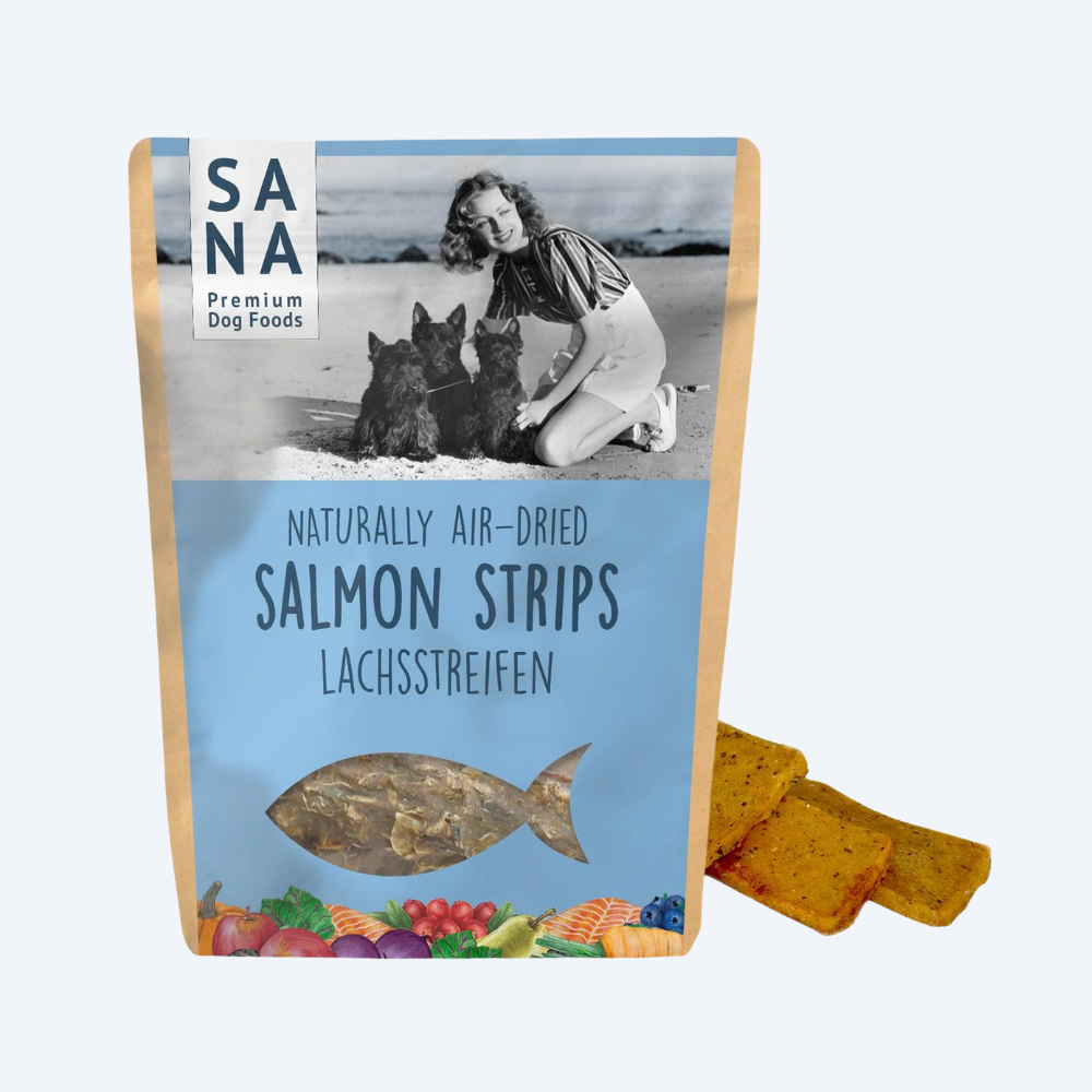 Ласощі для собак філе з лосося SANADOG, 100 грам.