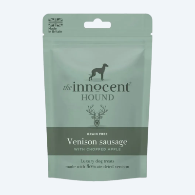 Ласощі для собак The Innocent Hound — ковбаски з оленини з яблучком, 70 г.