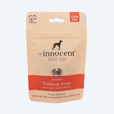 Ласощі для собак The Innocent Hound — з тунця та краба для тренування, 70 г.