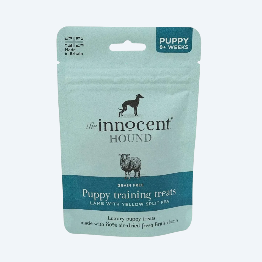 Ласощі для цуценят The Innocent Hound — з баранини з жовтим горошком, 70 г.