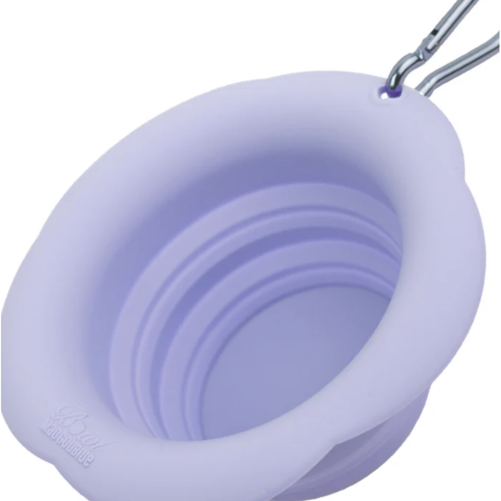 Складна миска для собак Maogoublue Misty Purple, 450мл
