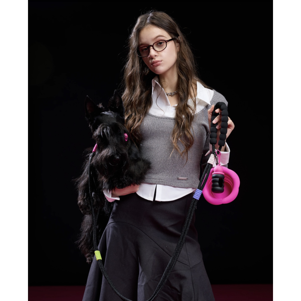 Повідець рефлекивний для собак Maogoublue MARSHMALLOW SMART DOG LEASH-NIGHT TRAVEL