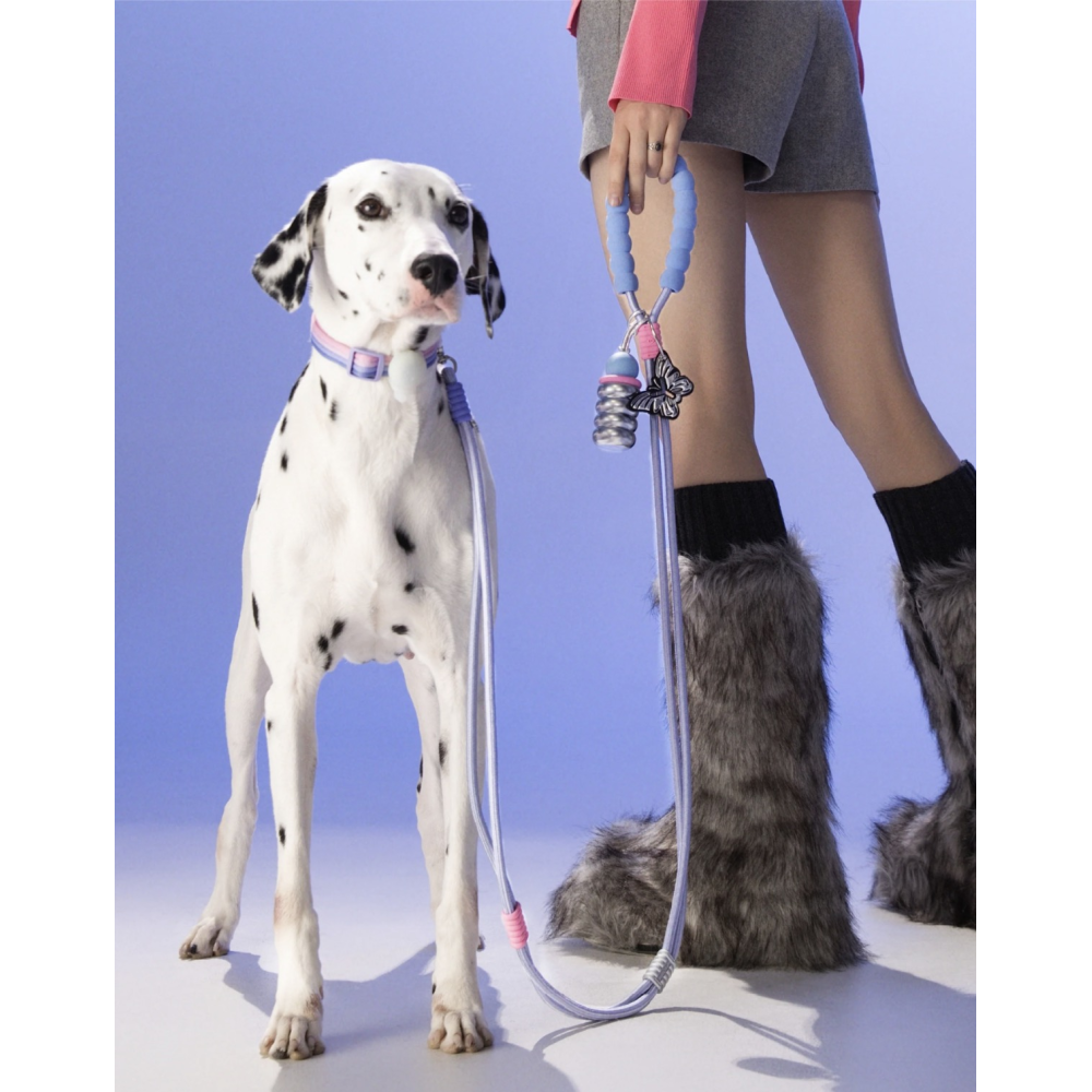 Повідець для собак Maogoublue MARSHMALLOW SMART DOG LEASH-Silver Moon  SMART LEASH