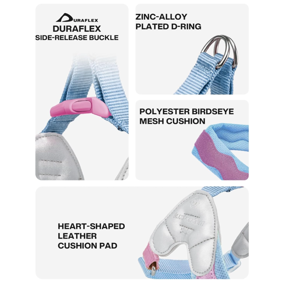 ШЛЕЯ ДЛЯ СОБАК Maogoublue - Y2K  ADJUSTABLE HARNESS, XXS