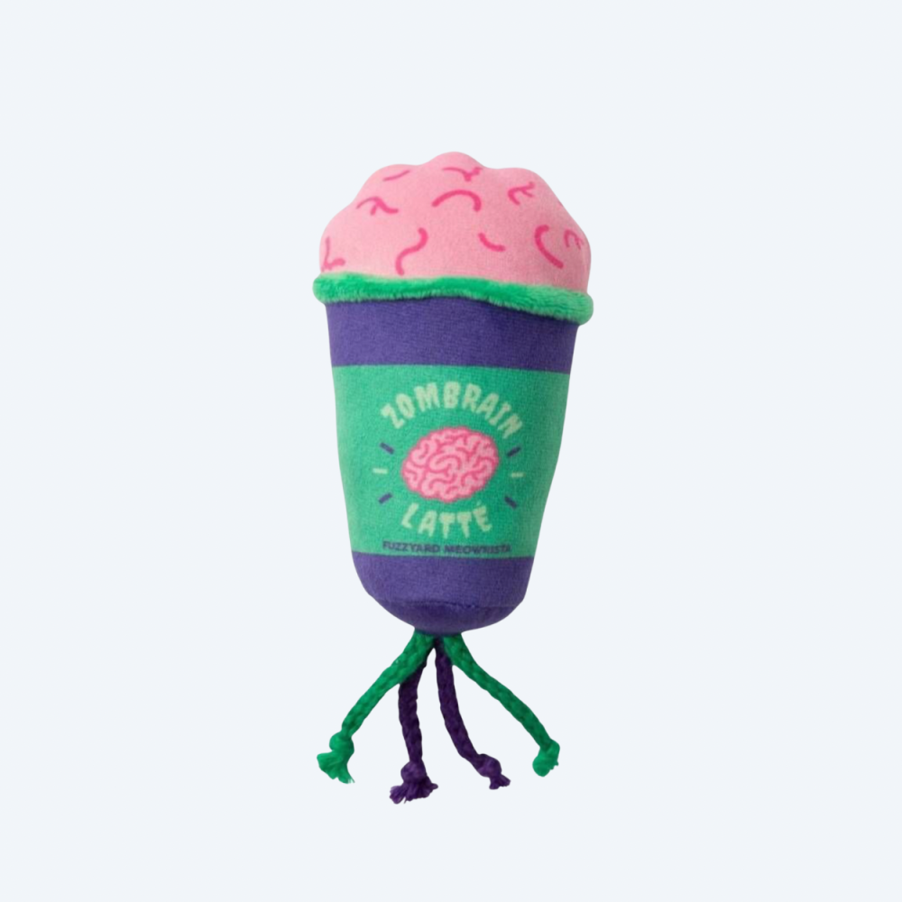 М'яка іграшка для котів FuzzYard Zombrain Latte