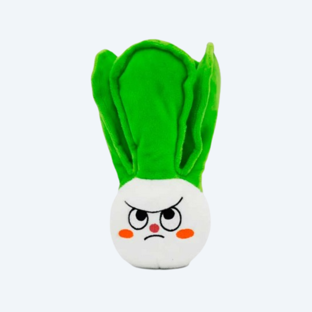 М'яка іграшка для собак HugSmart Feisty Veggie Bok-choy з кишенею для ласощів
