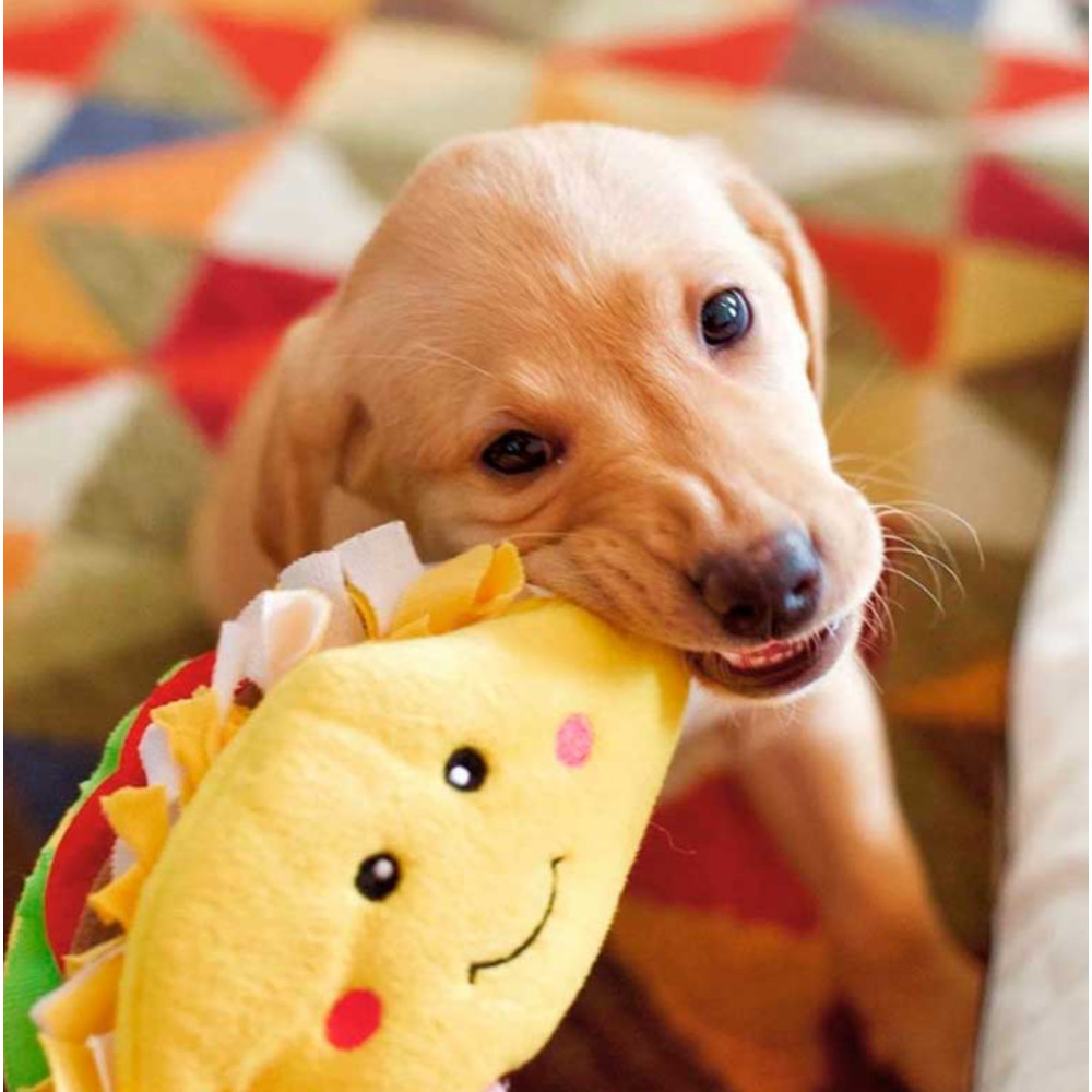 М'яка іграшка для собак тако ZippyPaws NomNomz Taco з пискавкою