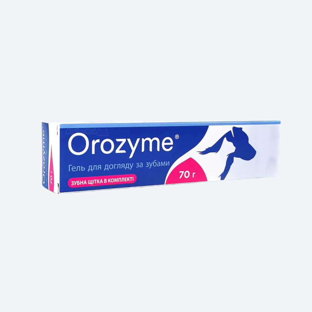Орозим гель гігієна ротової порожнини для собак і котів Orozyme 70 мл