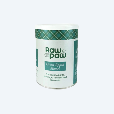 Дієтична добавка для собак Raw for Paw для здоров'я суглобів, хрящів, сухожиль та зв'язок Green-lipped mussel powder