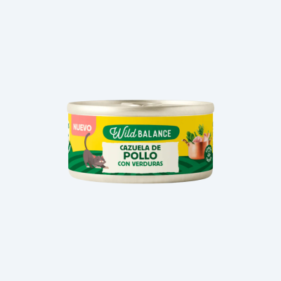 Вологий корм для котів Wildbalance Курка з овочами 80г