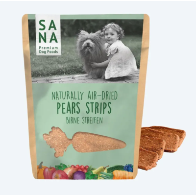 Вегетаріанські смужки з грушки SANADOG, 100г