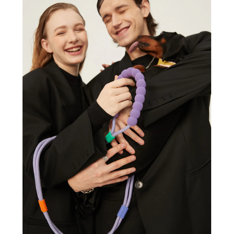 Повідець для собак Maogoublue MARSHMALLOW SMART DOG LEASH-LAVENDER PURPLE