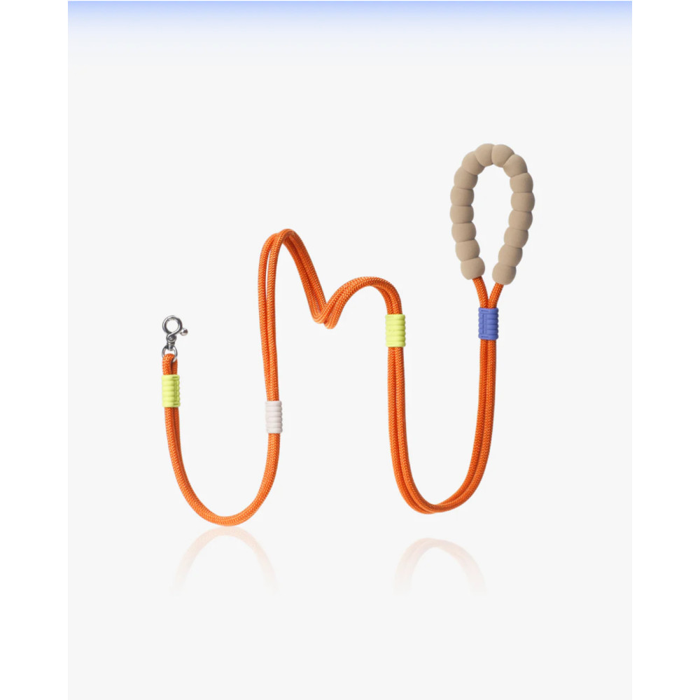Повідець для собак Maogoublue MARSHMALLOW SMART DOG LEASH-SUNSET ORANGE