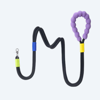 Повідець для собак Maogoublue Marshmallow Standart – Currant Black, 150 см.