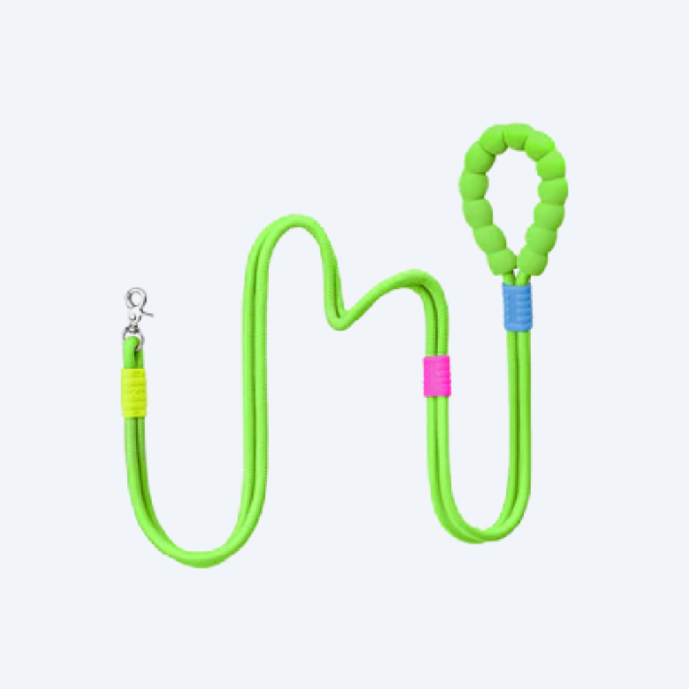Повідець для собак Maogoublue Marshmallow Standart – Lemon Green, 150 см.