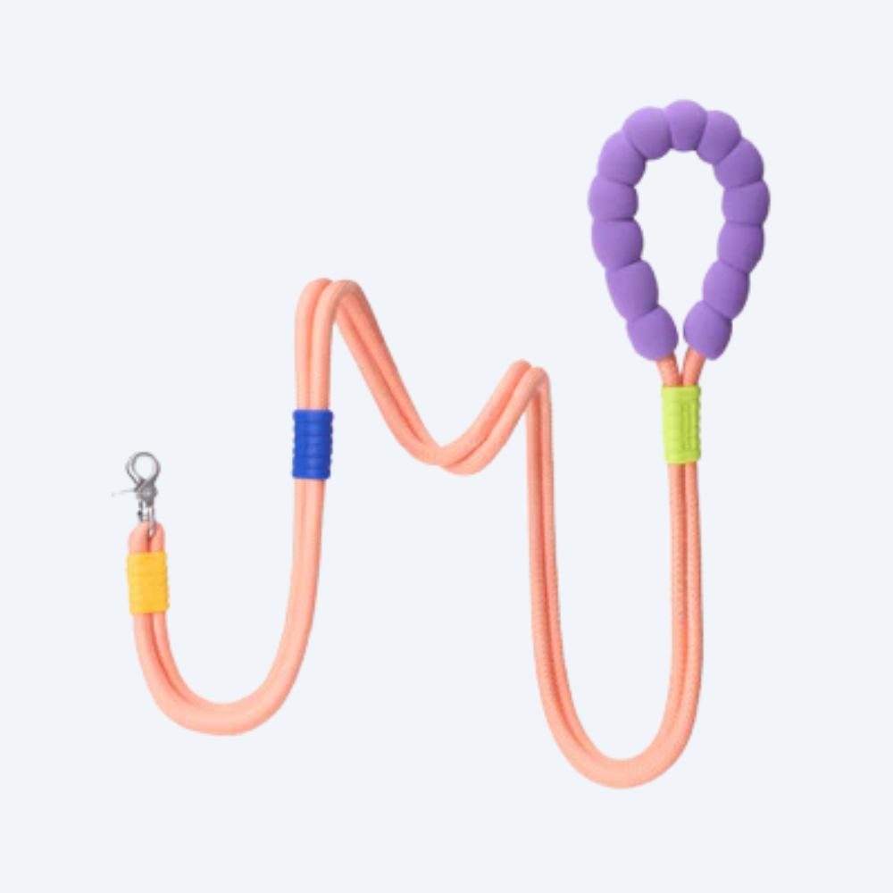 Повідець для собак Maogoublue Marshmallow Standart – Peach Pink, 150 см.