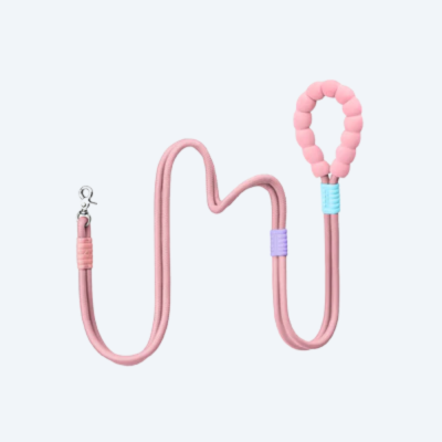 Повідець для собак Maogoublue Marshmallow Standart – Rose Pink, 150 см.