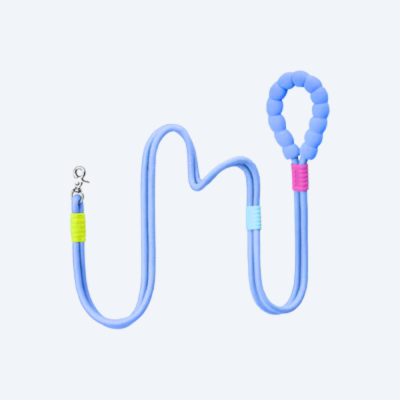 Повідець для собак Maogoublue Marshmallow Standart – Smog Blue, 150 см.