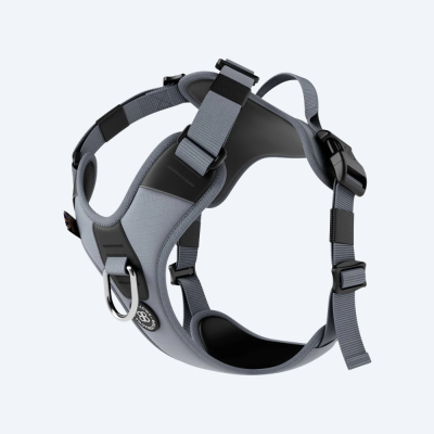 Шлея для собак BullyBillows Hurricane Harness Grey, A