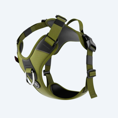 Шлея для собак BullyBillows Hurricane Harness Olive Green, A