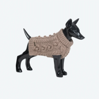 Светр для собак Paikka Handmade Knit Taupe, 50