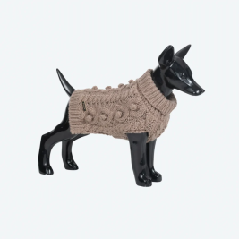 Светр для собак Paikka Handmade Knit Taupe, 20