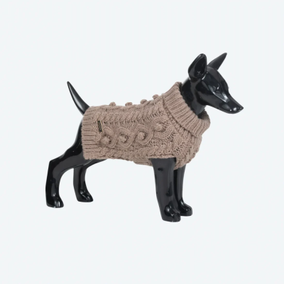 Светр для собак Paikka Handmade Knit Taupe, 20