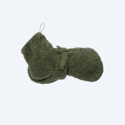 Тепла попона для собак Paikka Sherpa Shirt Olive, 35
