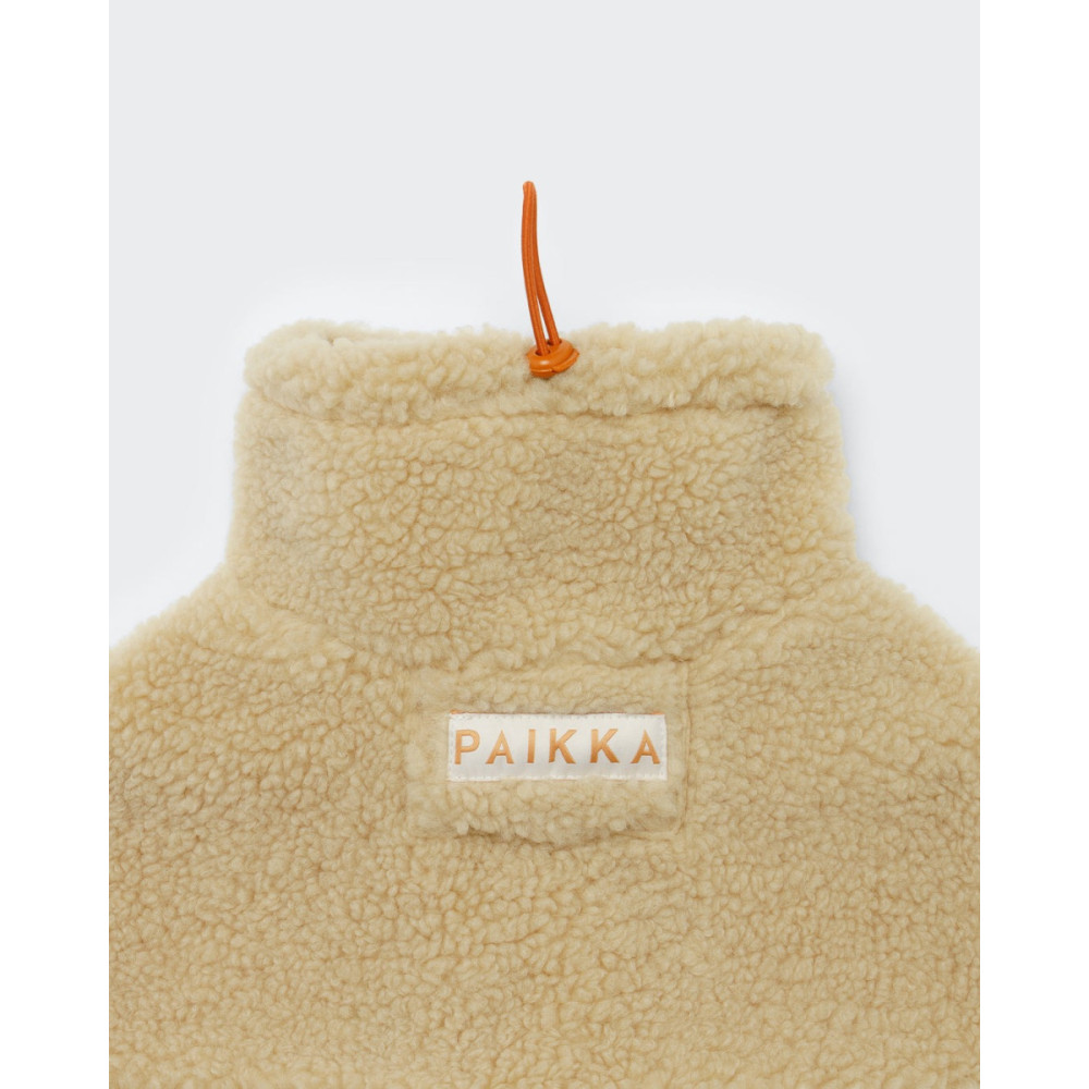 Тепла попона для собак Paikka Sherpa Shirt Taupe, 35