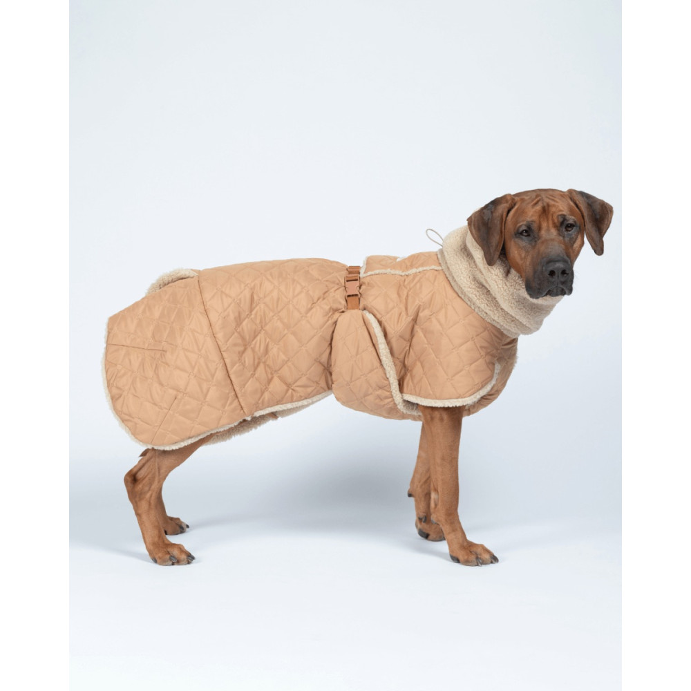 Тепла попона для собак Paikka Winter Sherpa Jacket Camel, 70