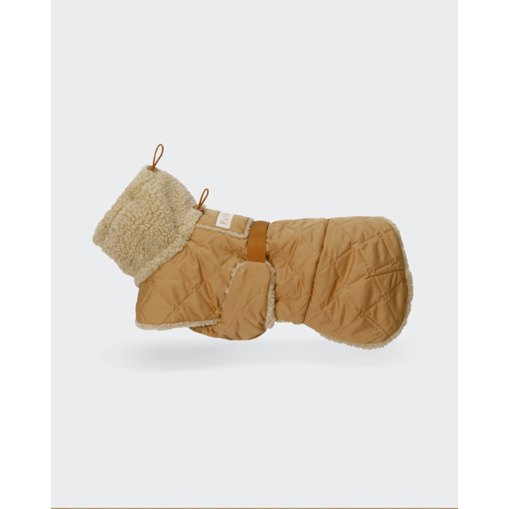 Тепла попона для собак Paikka Winter Sherpa Jacket Camel, 70