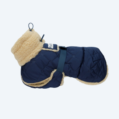 Тепла попона для собак Paikka Winter Sherpa Jacket Navy, 25