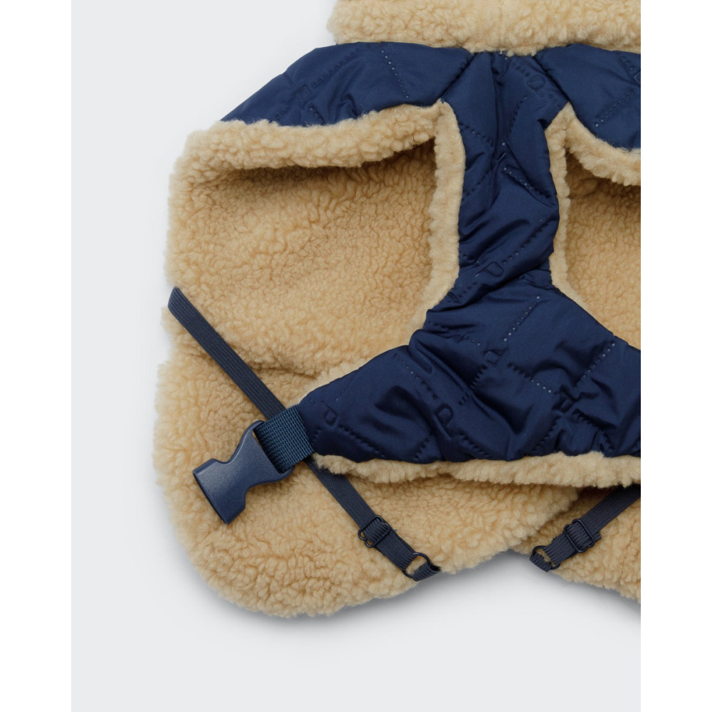 Тепла попона для собак Paikka Winter Sherpa Jacket Navy, 40