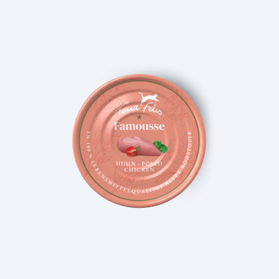 Вологий корм для котів Terra Felis FAMOUSSE курка 80г