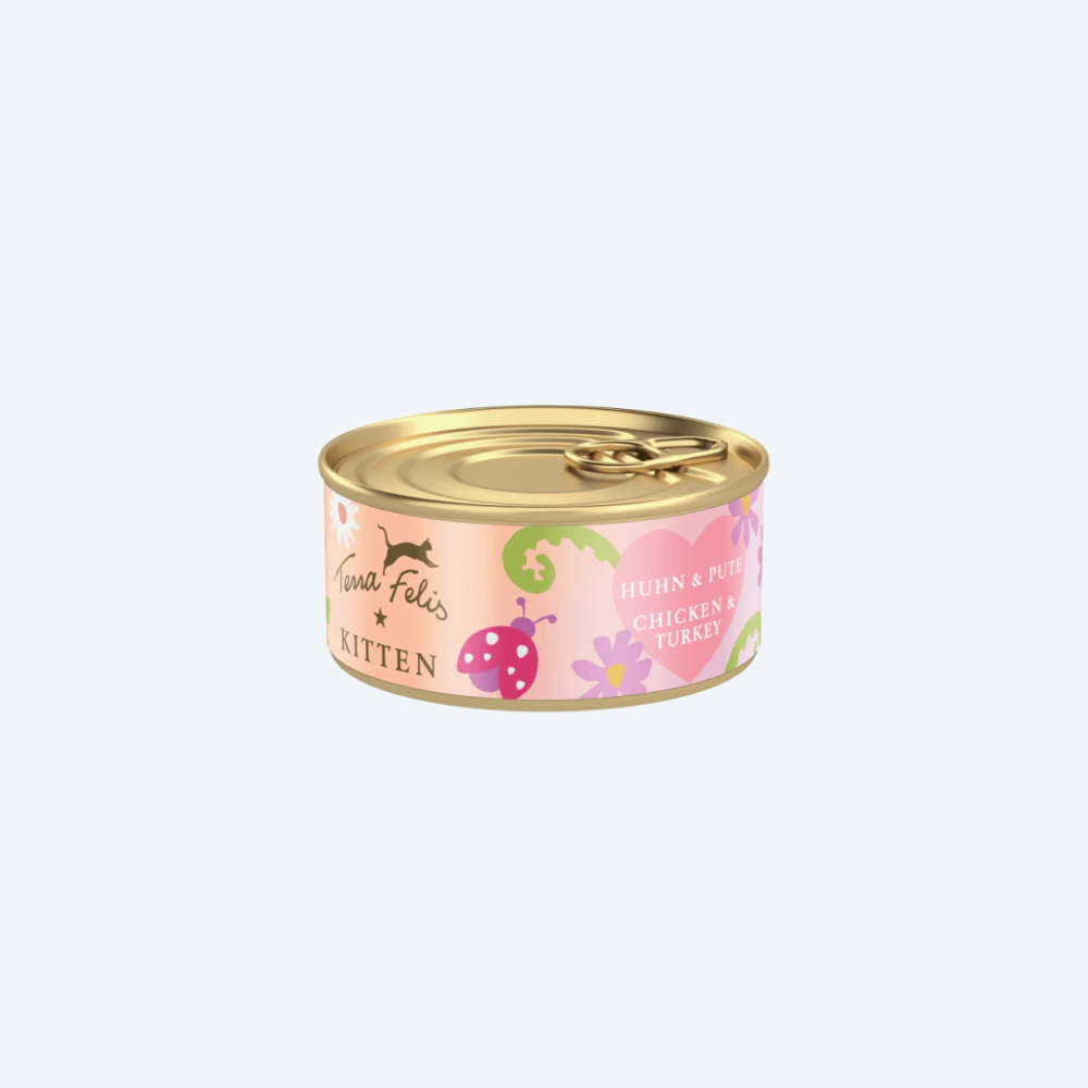 Вологий корм для кошенят Terra Felis KITTEN курка та індичка 70г