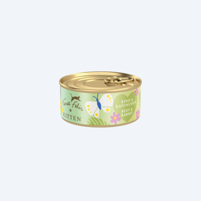 Вологий корм для кошенят Terra Felis KITTEN яловичина та кролик 70г