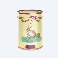 Вологий корм для собак Кролик з кабачком, амарантам та диким часником Classic Menu Terracanis 200г
