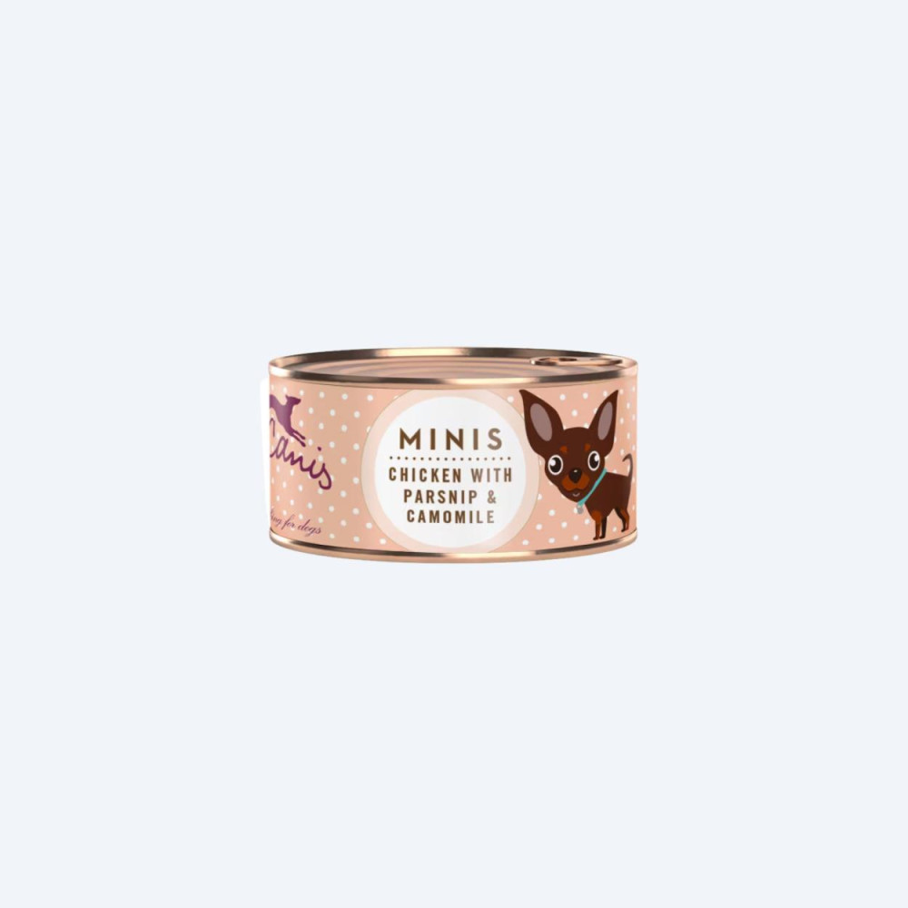 Вологий корм для собак Курка з пастернаком та ромашкою Mini Menu Terracanis 100г