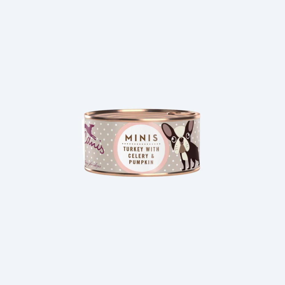 Вологий корм для собак Індичка з селерою та гарбузом Mini Menu Terracanis 100г